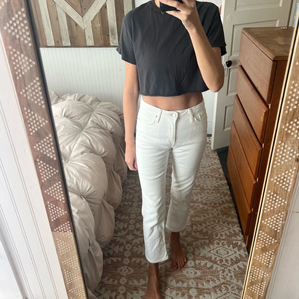 Just Black Denim off white jeans size 26